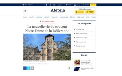 Aleteia -La nouvelle vie du couvent Notre-Dame de la Délivrande