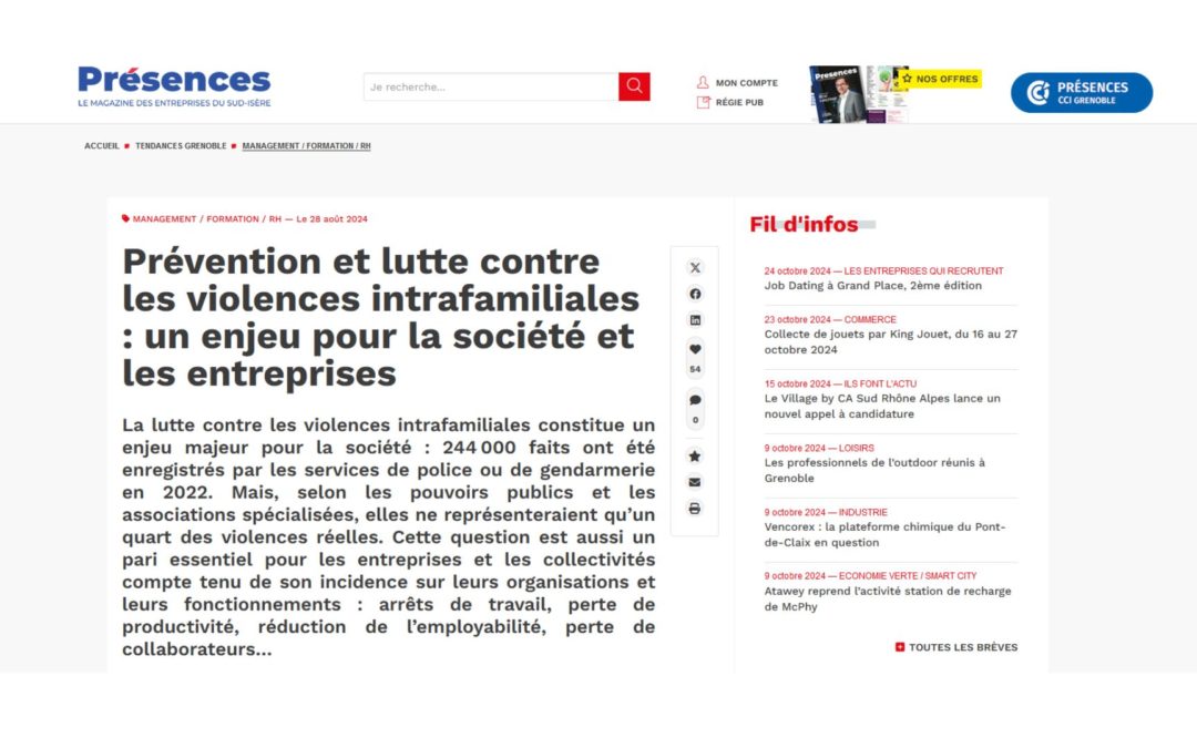 Présences : Prévention et lutte contre les violences intrafamiliales